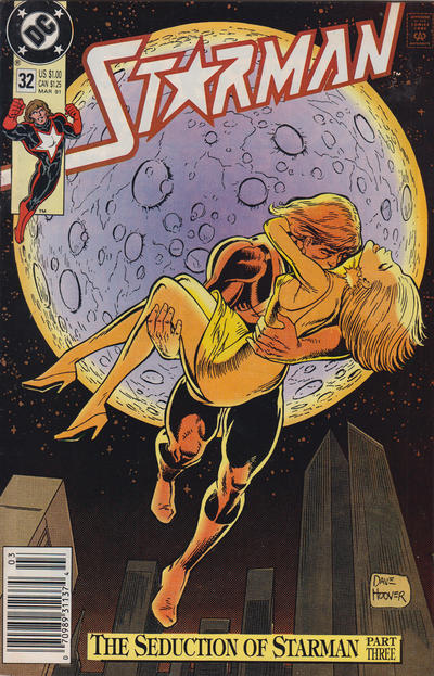 Cover for Starman (DC, 1988 series) #32 [Newsstand]