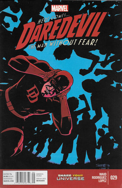 Cover for Daredevil (Marvel, 2011 series) #29 [Newsstand]