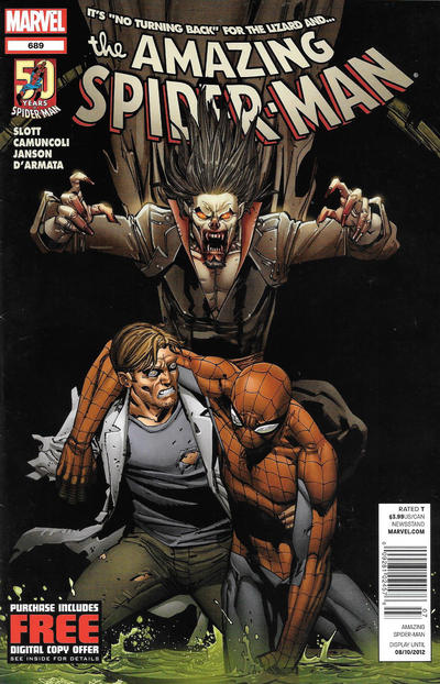Cover for The Amazing Spider-Man (Marvel, 1999 series) #689 [Newsstand]