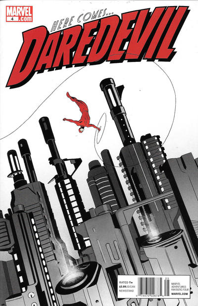 Cover for Daredevil (Marvel, 2011 series) #4 [Newsstand]