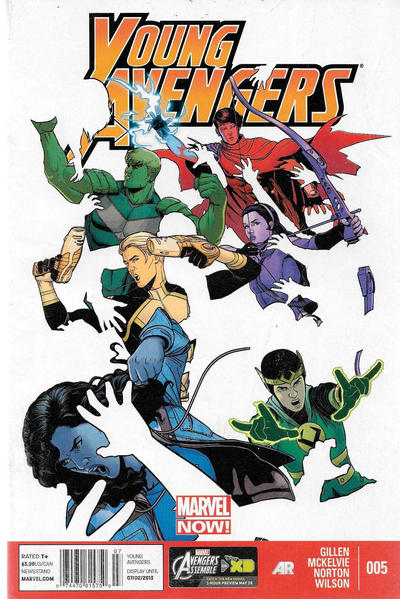 Cover for Young Avengers (Marvel, 2013 series) #5 [Newsstand]