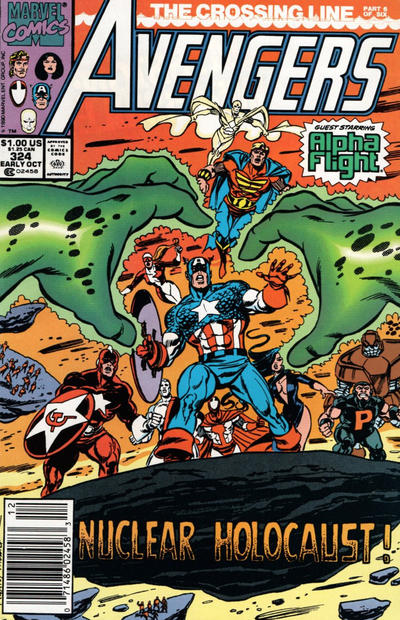 Cover for The Avengers (Marvel, 1963 series) #324 [Newsstand]