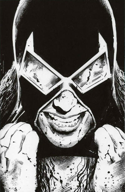 Cover for The Joker (DC, 2021 series) #2 [Second Printing Trevor Hairsine Santa Prisca Black and White Cover]