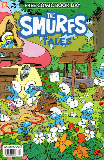 Cover for Papercutz Free Comic Book Day (NBM, 2016 series) #17 - The Smurfs Tales