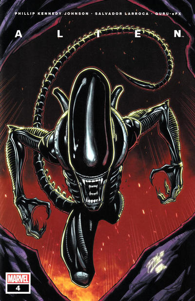 Cover for Alien (Marvel, 2021 series) #4 [Wal-Mart Exclusive]