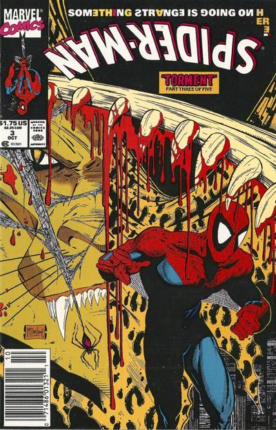 Cover for Spider-Man (Marvel, 1990 series) #3 [Newsstand]