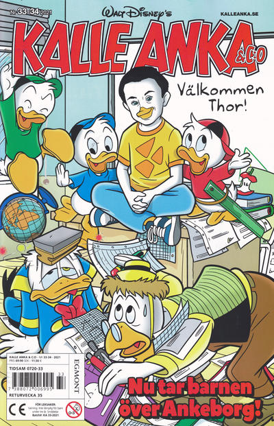 Cover for Kalle Anka & C:o (Egmont, 1997 series) #33-34/2021