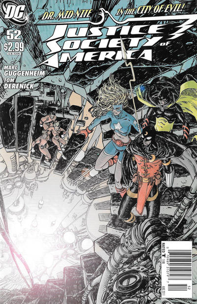 Cover for Justice Society of America (DC, 2007 series) #52 [Newsstand]