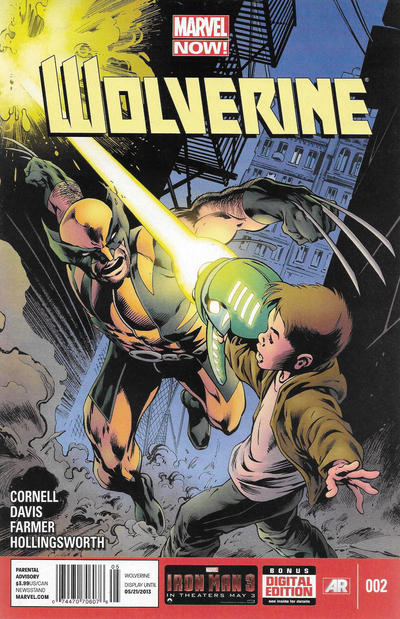 Cover for Wolverine (Marvel, 2013 series) #2 [Newsstand]