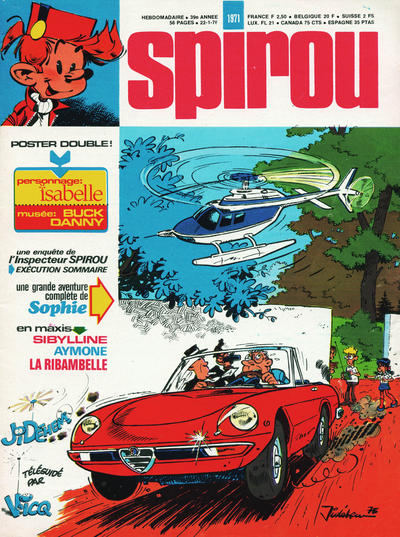 Cover for Spirou (Dupuis, 1947 series) #1971