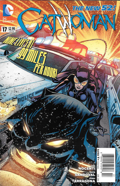 Cover for Catwoman (DC, 2011 series) #17 [Newsstand]