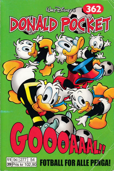Cover for Donald Pocket (Hjemmet / Egmont, 1968 series) #362 - Goooaaal!! [Reutsendelse]