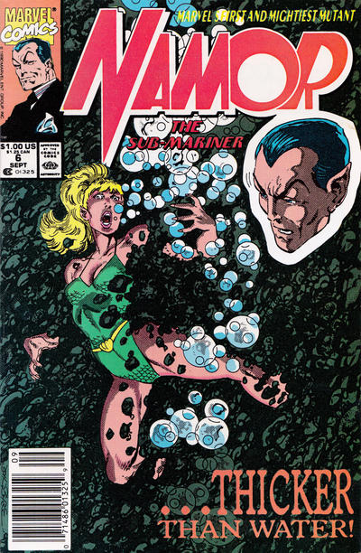Cover for Namor, the Sub-Mariner (Marvel, 1990 series) #6 [Newsstand]