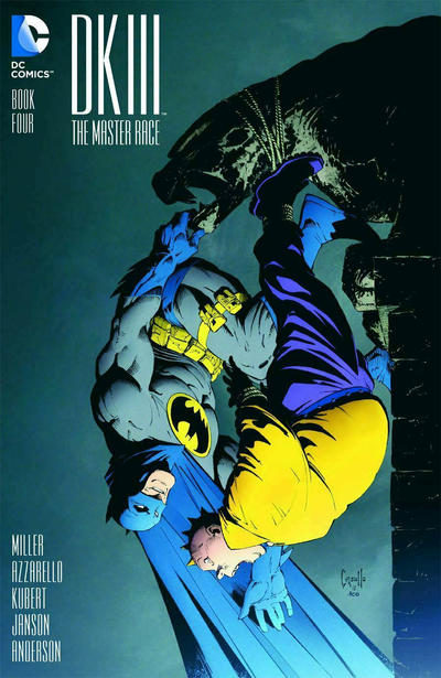 Cover for Dark Knight III: The Master Race (DC, 2016 series) #4 [Midtown Comics Greg Capullo Color Cover]