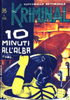 Cover for Kriminal (Editoriale Corno, 1964 series) #95