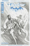 Cover Thumbnail for The Shadow / Batman (2017 series) #1 [Cover M Black & White Alex Ross]