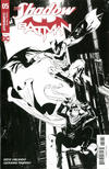 Cover Thumbnail for The Shadow / Batman (2017 series) #5 [Cover H Black and White Robert Carey]