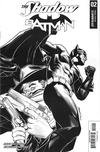 Cover Thumbnail for The Shadow / Batman (2017 series) #2 [Cover I Black & White Brandon Peterson]