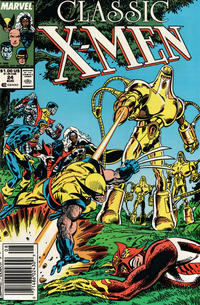 Cover Thumbnail for Classic X-Men (Marvel, 1986 series) #24 [Newsstand]