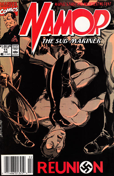 Cover for Namor, the Sub-Mariner (Marvel, 1990 series) #11 [Newsstand]