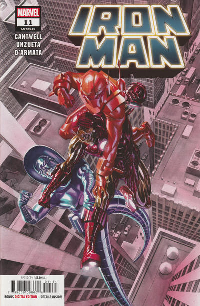 Cover for Iron Man (Marvel, 2020 series) #11 (636)