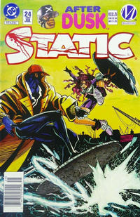 Cover Thumbnail for Static (DC, 1993 series) #24 [Newsstand]