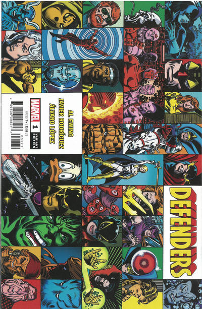 Cover for Defenders (Marvel, 2021 series) #1 [George Perez Hidden Gem Cover]