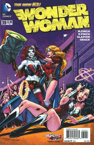Cover for Wonder Woman (DC, 2011 series) #39 [Harley Quinn Cover]