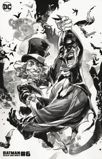 Cover Thumbnail for Batman Black & White (DC, 2021 series) #6 [Yasmine Putri Villain Variant Cover]