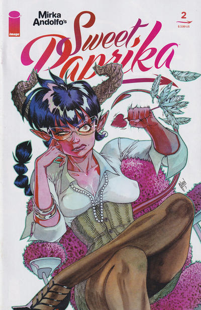 Cover for Mirka Andolfo's Sweet Paprika (Image, 2021 series) #2 [Guillem March Variant Cover]