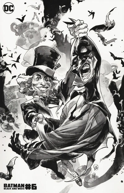 Cover for Batman Black & White (DC, 2021 series) #6 [Yasmine Putri Villain Variant Cover]