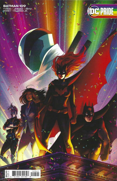 Cover for Batman (DC, 2016 series) #109 [Jen Bartel DC Pride Cardstock Variant Cover]