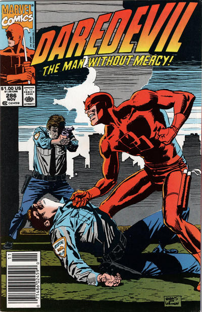 Cover for Daredevil (Marvel, 1964 series) #286 [Newsstand]