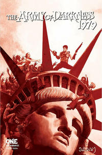 Cover Thumbnail for The Army of Darkness: 1979 (Dynamite Entertainment, 2021 series) #1 [Blood Red Tinted Cover Arthur Suydam]