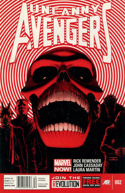 Cover for Uncanny Avengers (Marvel, 2012 series) #2 [Newsstand]