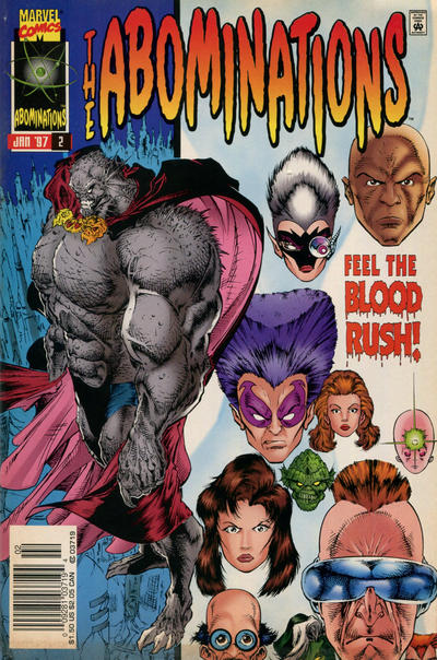Cover for Abominations (Marvel, 1996 series) #2 [Newsstand]