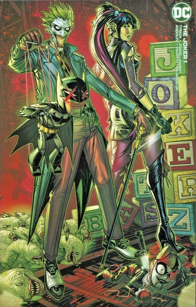 Cover for The Joker (DC, 2021 series) #1 [Bird City Comics and the 616 Comics Jonboy Meyers Minimal Trade Dress Cover]