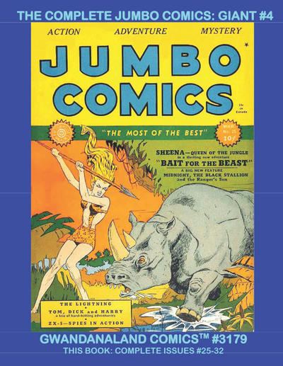 Cover for Gwandanaland Comics (Gwandanaland Comics, 2016 series) #3179 - The Complete Jumbo Comics: Giant #4