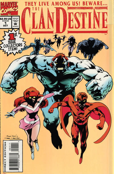 Cover for ClanDestine (Marvel, 1994 series) #1 [Direct]