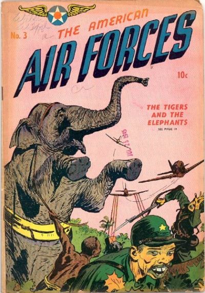 Cover for The American Air Forces (Magazine Enterprises, 1944 series) #3