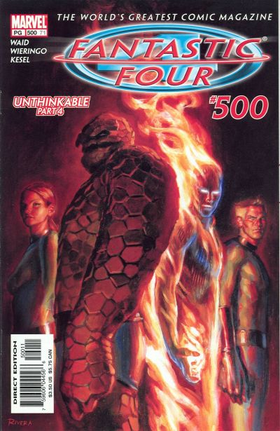 Cover for Fantastic Four (Marvel, 1998 series) #500 (71) [Direct Edition]