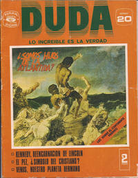 Cover Thumbnail for Duda, lo increíble es la verdad (Editorial Posada, 1970 series) #20