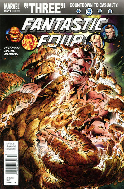 Cover for Fantastic Four (Marvel, 1998 series) #584 [Newsstand]