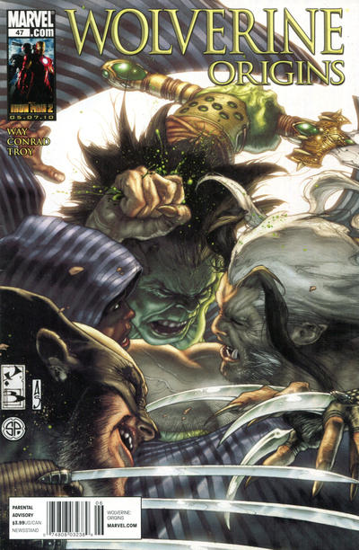 Cover for Wolverine: Origins (Marvel, 2006 series) #47 [Newsstand]