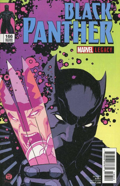 Cover for Black Panther (Marvel, 2016 series) #166 [Second Printing Wesley Craig]