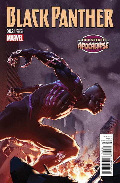 Cover for Black Panther (Marvel, 2016 series) #2 [Incentive Jamal Campbell Age of Apocalypse Variant]