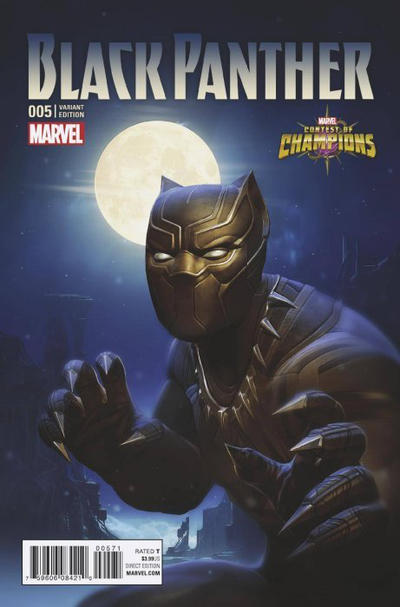 Cover for Black Panther (Marvel, 2016 series) #2 [Contest of Champions Video Game Variant]