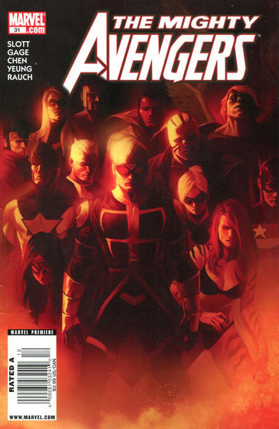 Cover for The Mighty Avengers (Marvel, 2007 series) #31 [Newsstand]