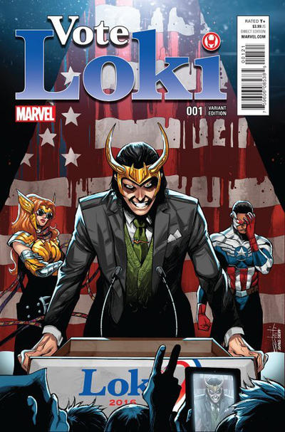 Cover for Vote Loki (Marvel, 2016 series) #1 [Incentive Valerio Schiti Variant]