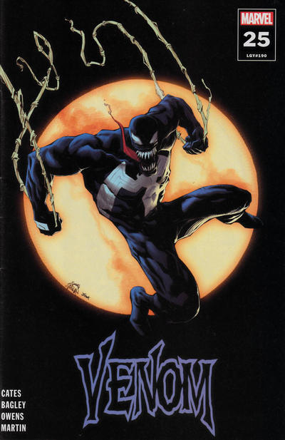 Cover for Venom (Marvel, 2018 series) #25 (190) [Walmart Exclusive - Second Printing Ryan Stegman (Purple Logo)]
